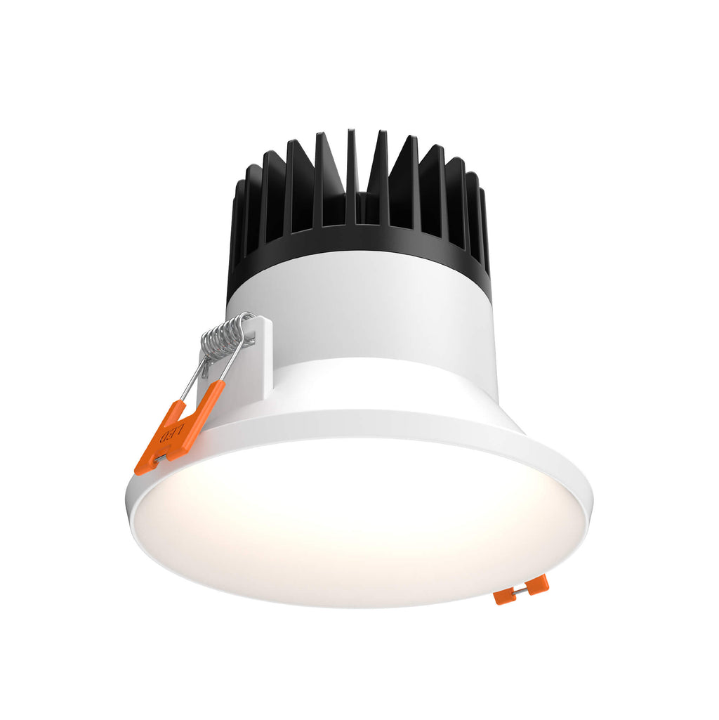 4in almost trimless downlight, 5CCT & Dim-To-Warm - Black