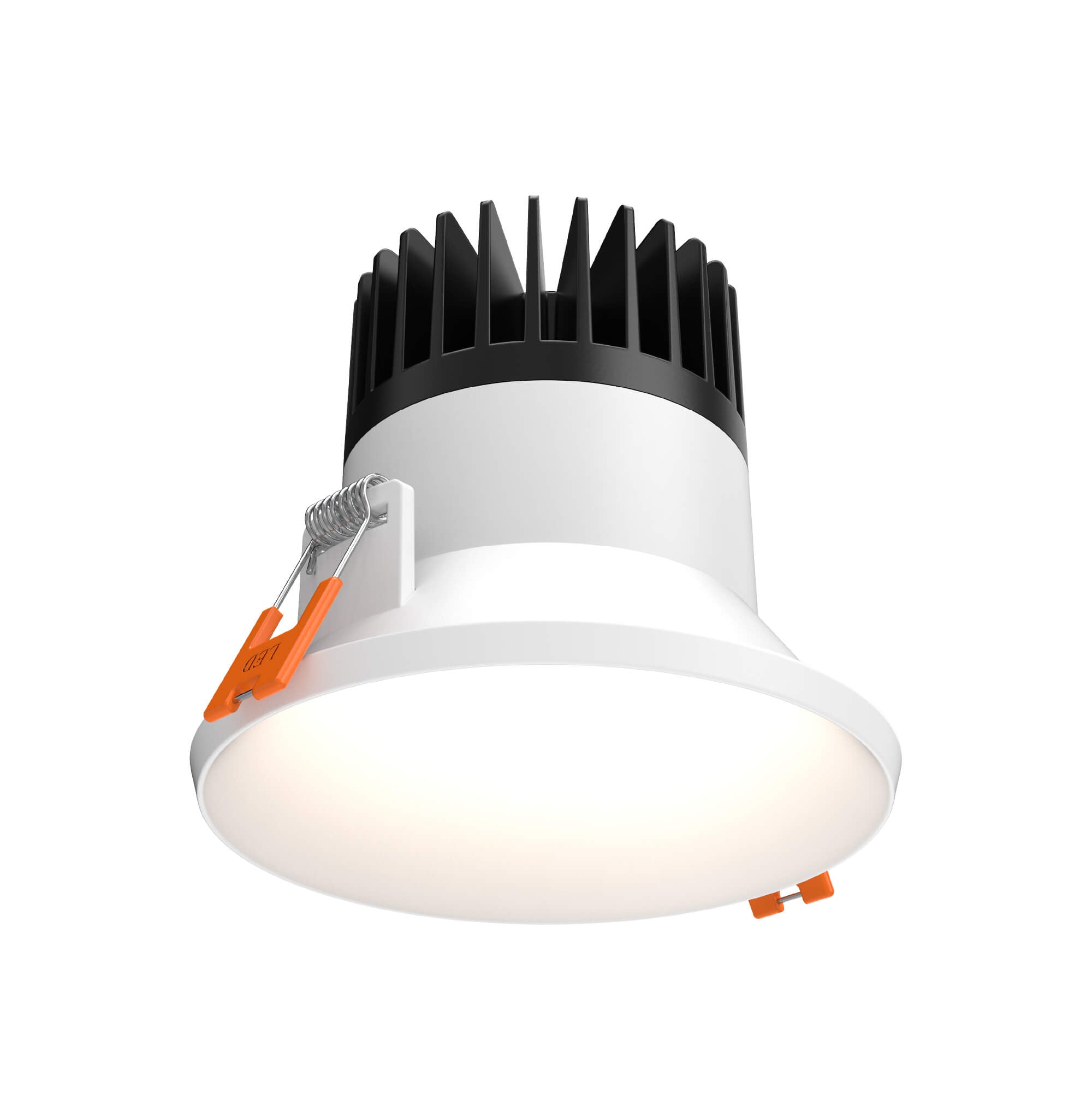 4in almost trimless downlight, 5CCT & Dim-To-Warm - Black