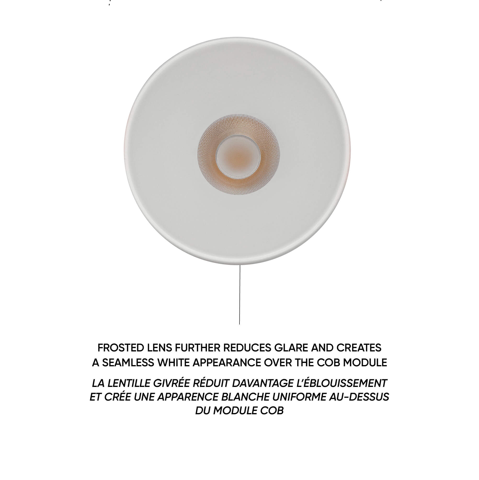3in almost trimless downlight, 5CCT & Dim-To-Warm - Black