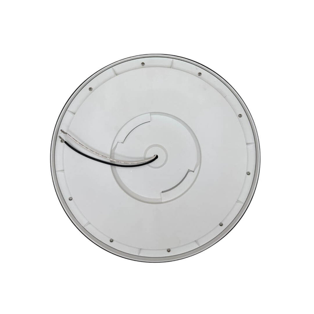 Smart 12in Flush Mount, RGB+CCT, BLE mesh - White