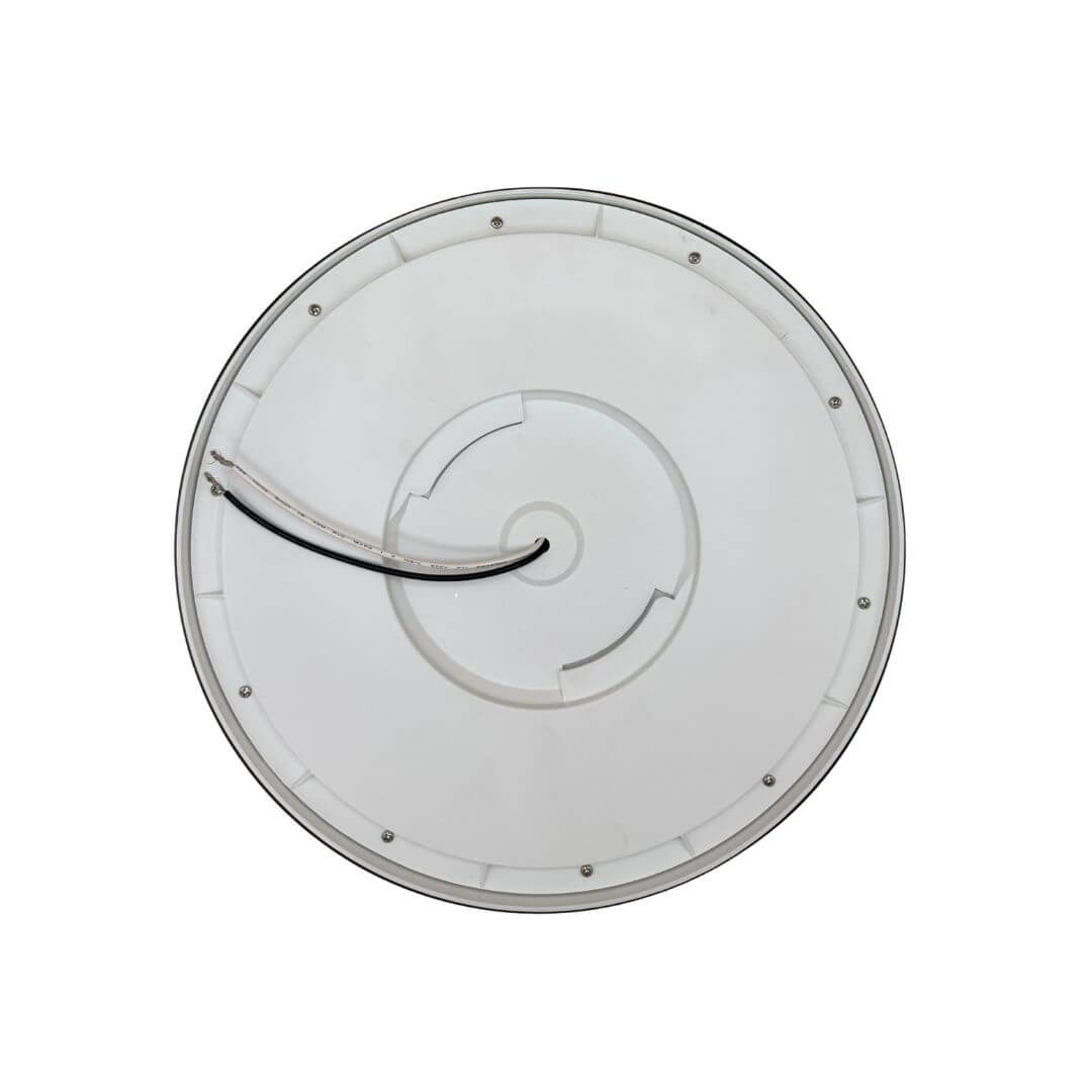 Smart 12in Flush Mount, RGB+CCT, BLE mesh - White