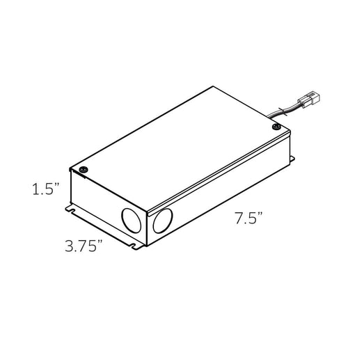 48W dimmable hardwire driver