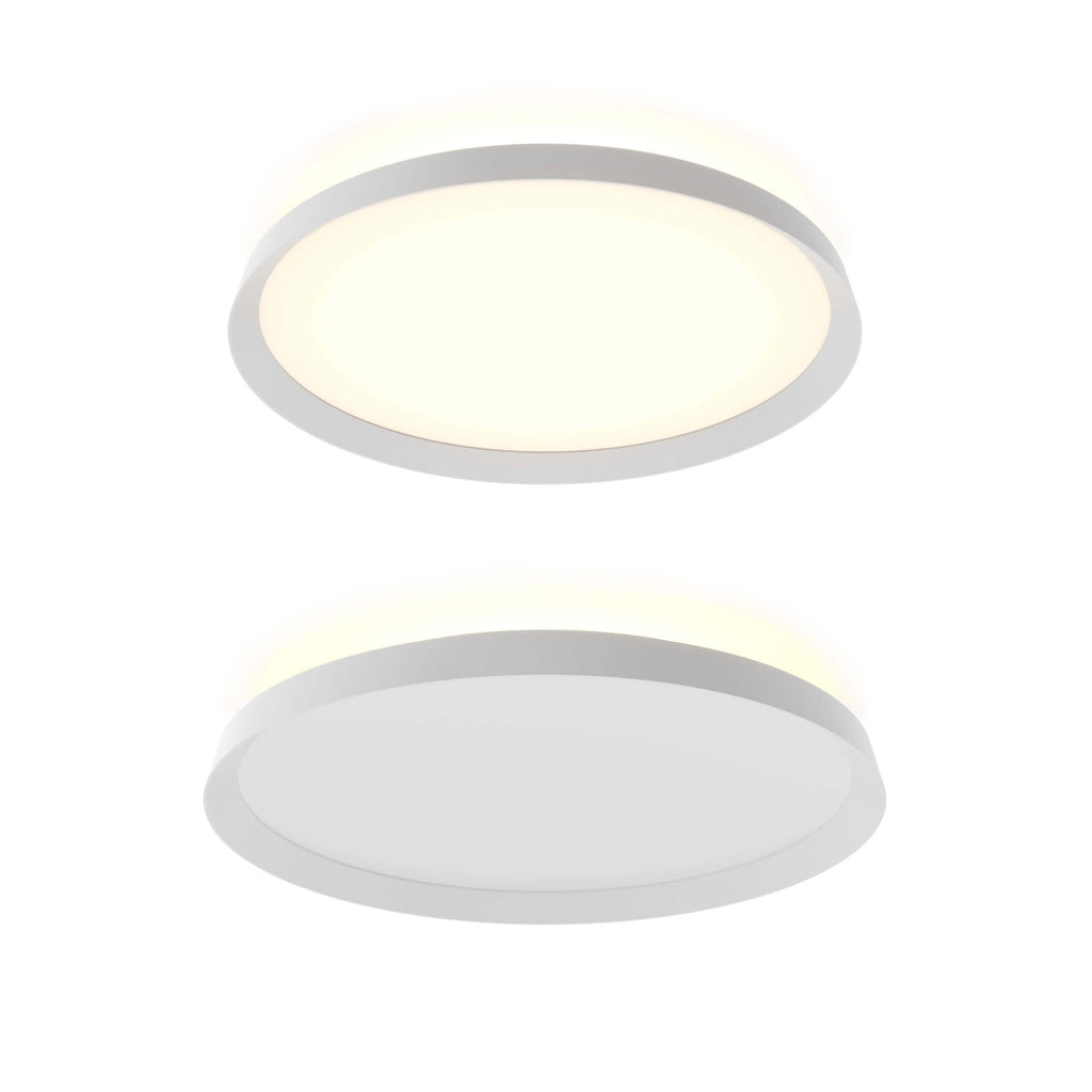 Plafonnier double 21 po — 5CCT, Noir