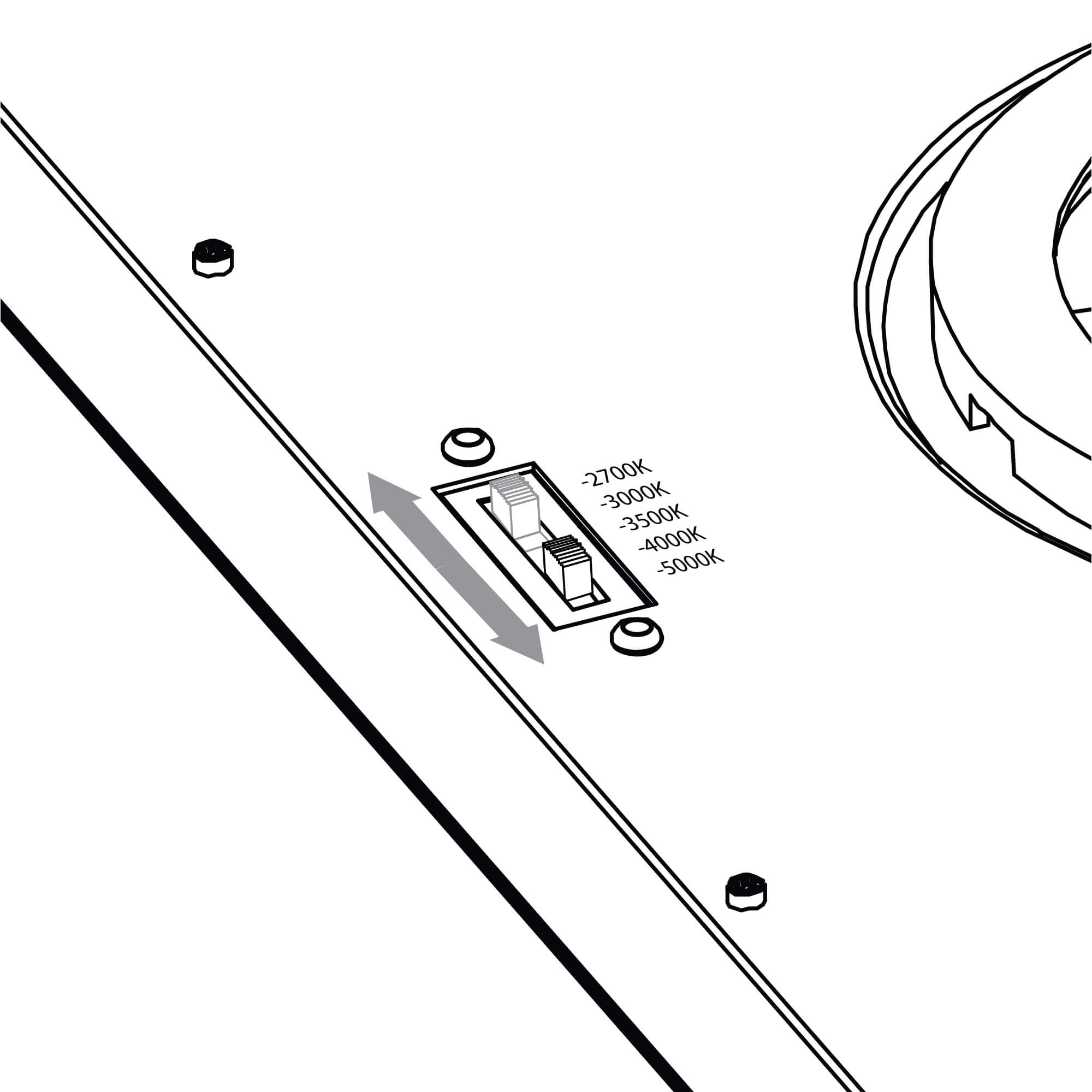 Square LED flushmount