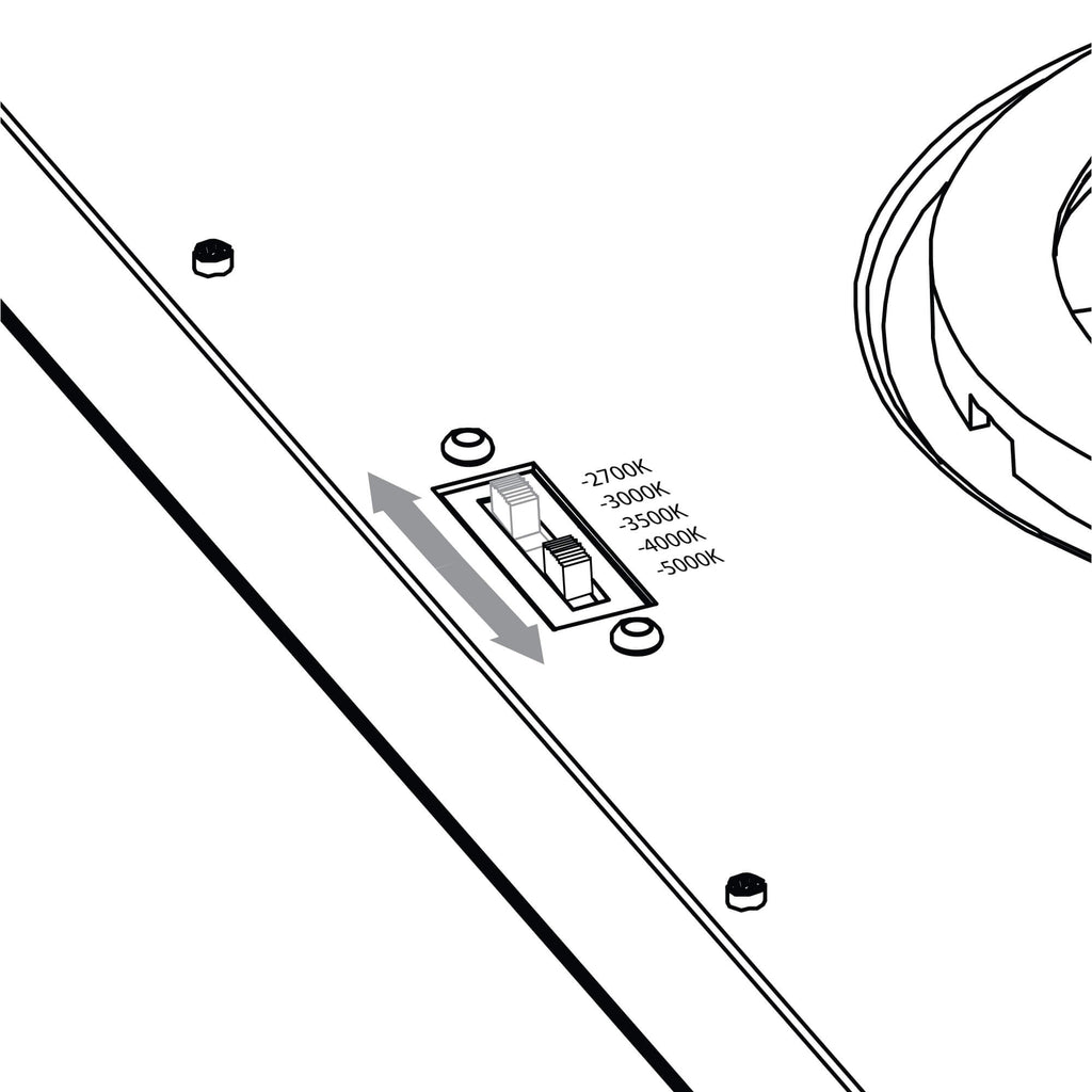 Square LED flushmount