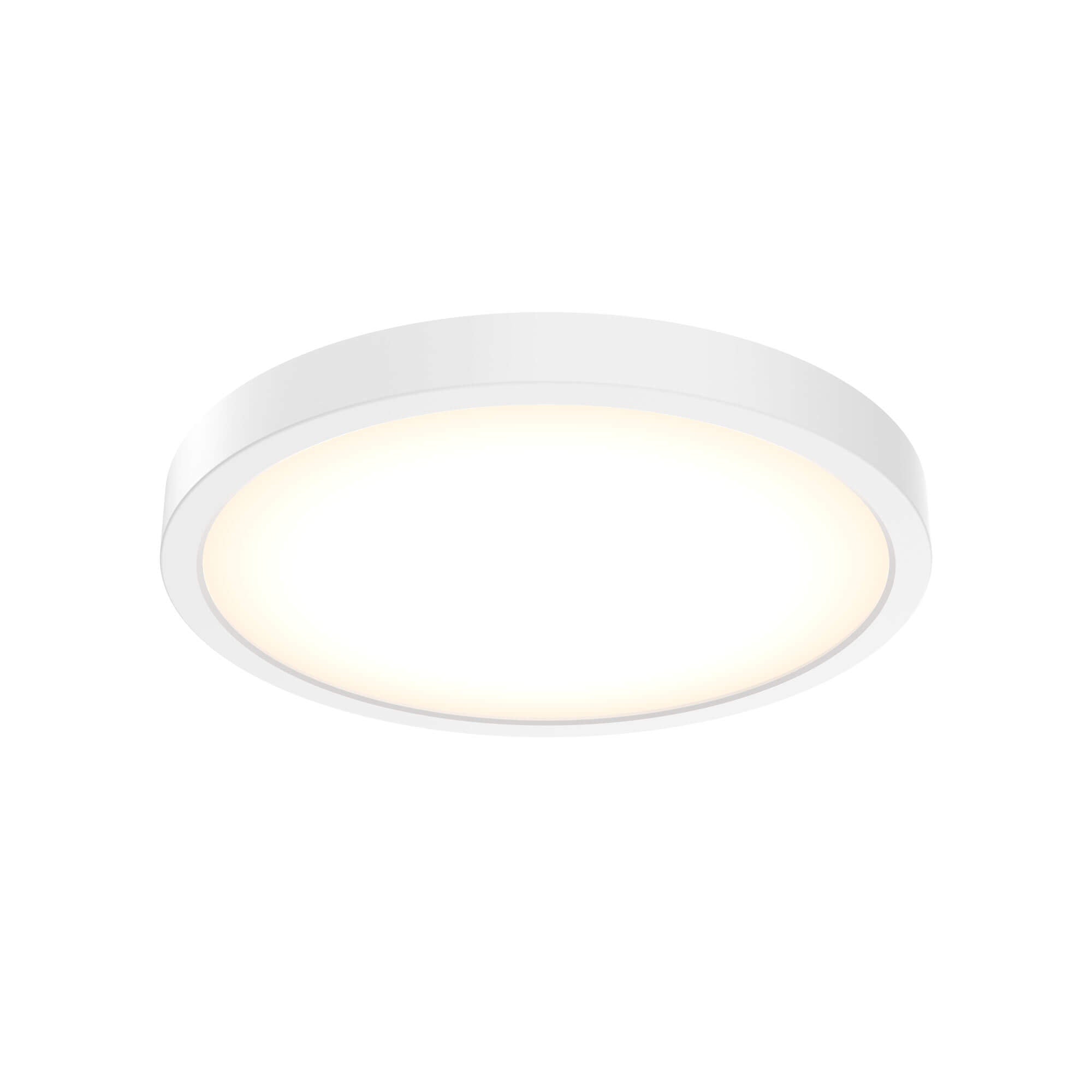 Round Flush Mount, universal 120V-347V, 0-10V dimming