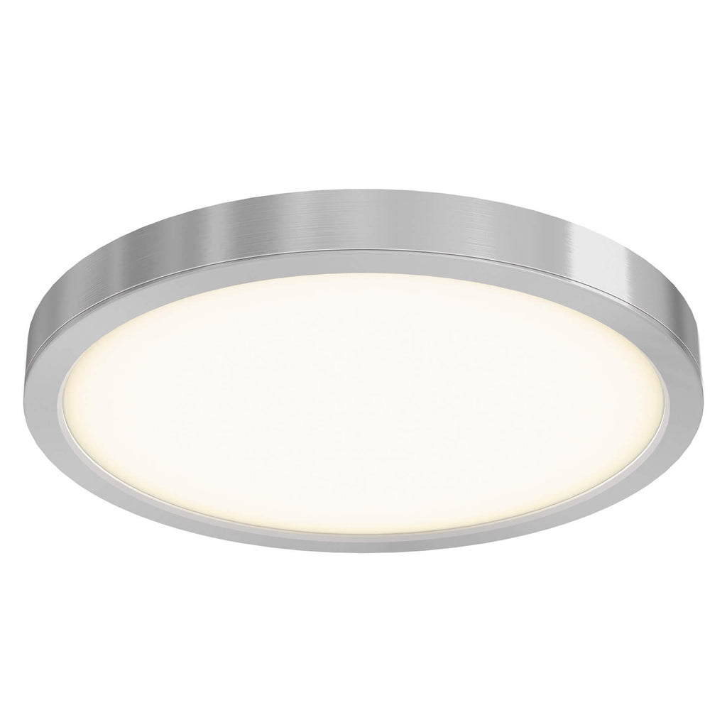 Round Flush Mount, universal 120V-347V, 0-10V dimming