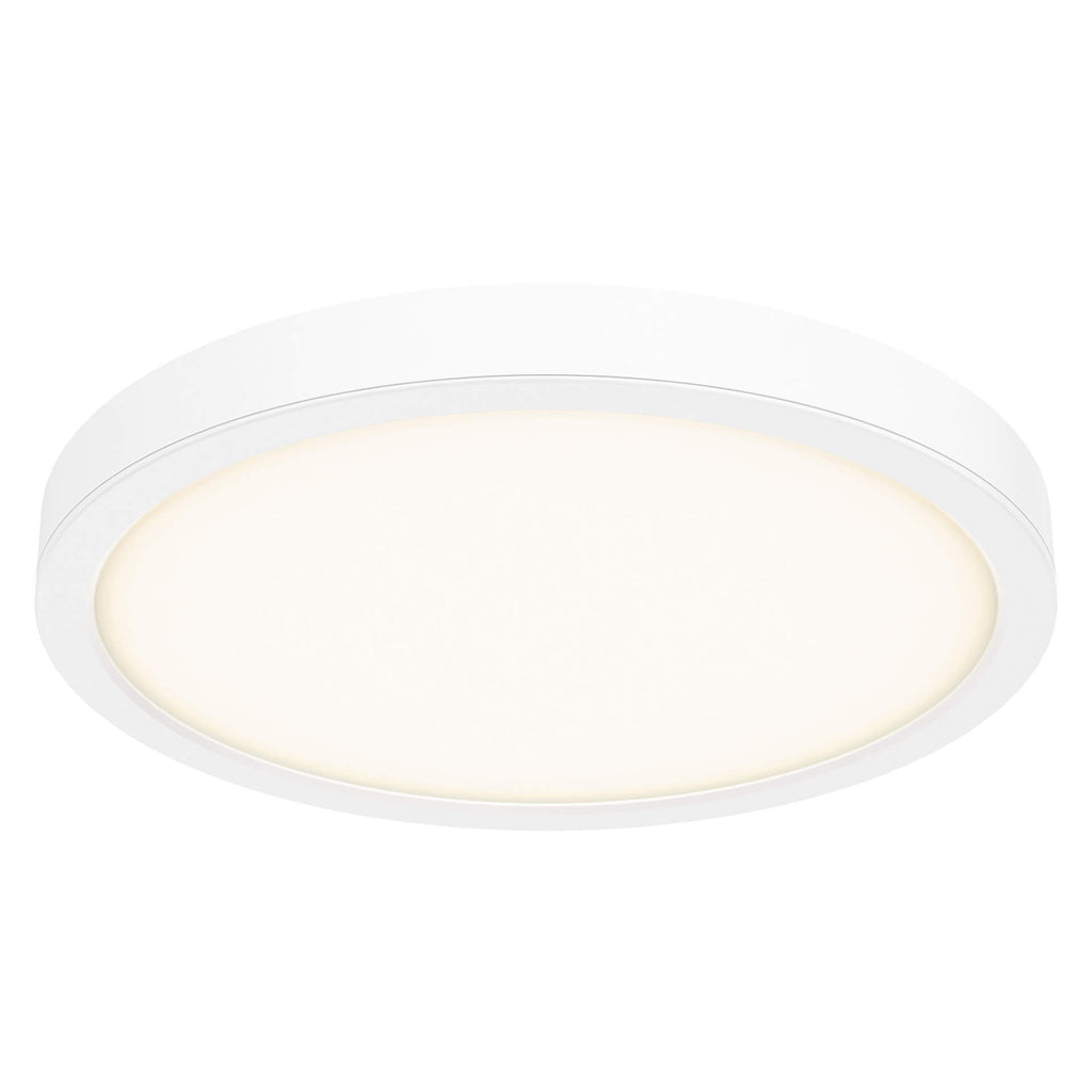 CFLEDR18-CC – Round LED flushmount – Blanc / White