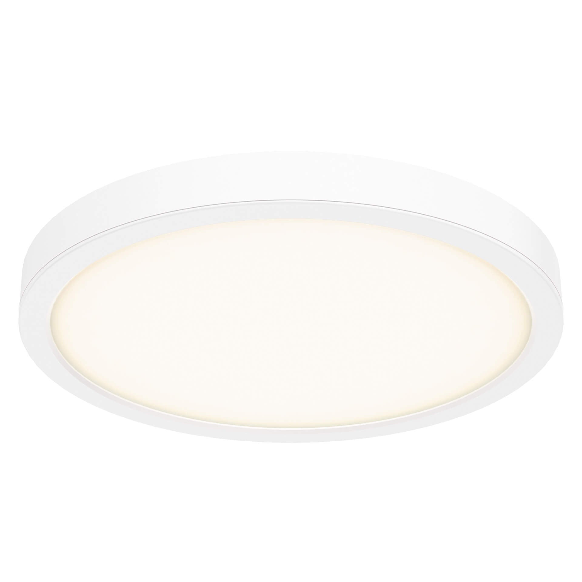CFLEDR18-CC – Round LED flushmount – Blanc / White