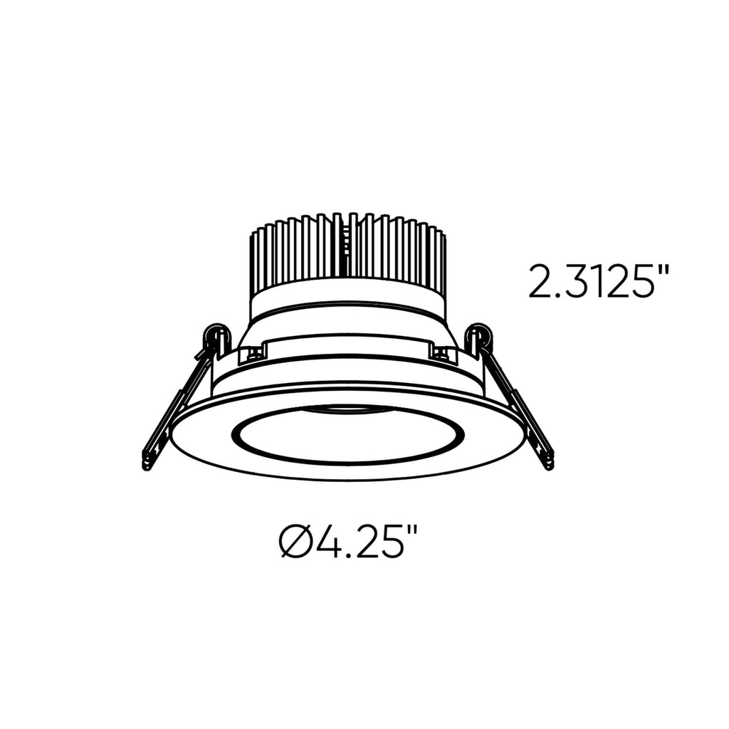 DALS CONNECT PRO Smart 3.5" gimbal recessed downlight BLE mesh