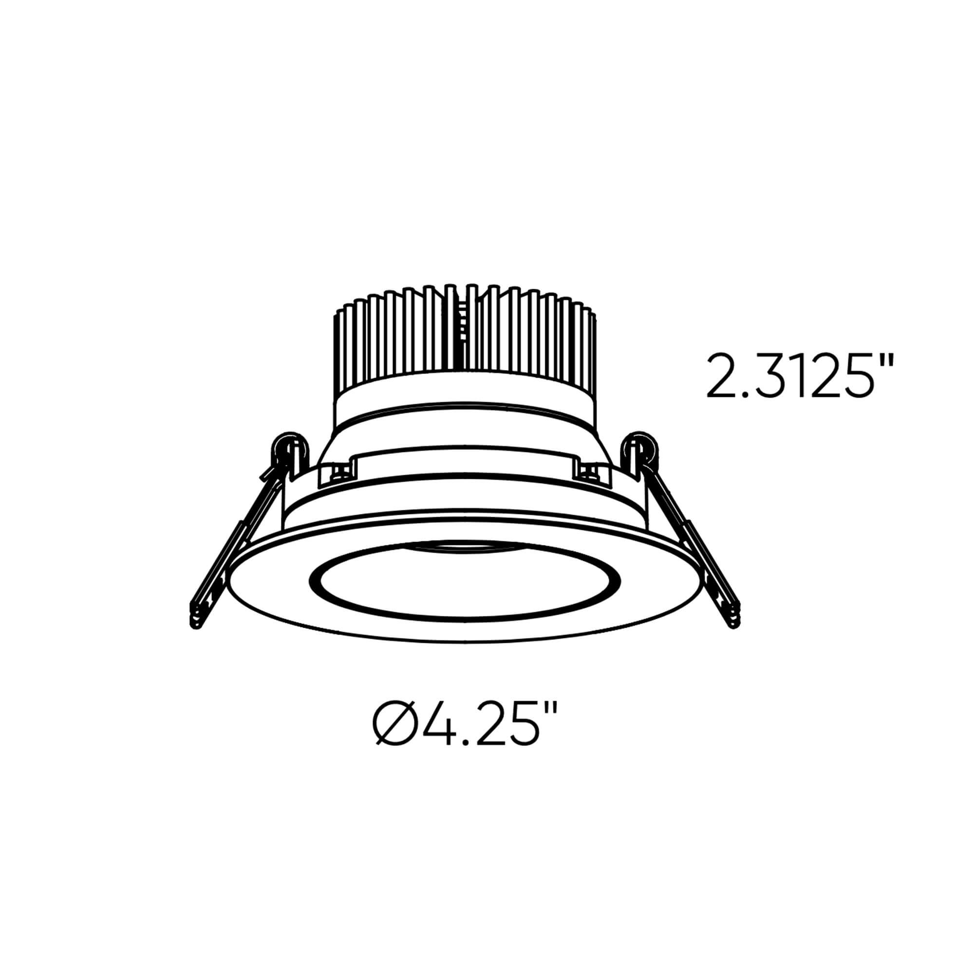 DALS CONNECT PRO Smart 3.5" gimbal recessed downlight BLE mesh