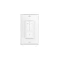 BLE mesh remote control with local controls,
includes wall mount with magnet.