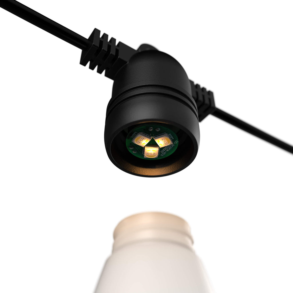 DALS CONNECT PRO Smart outdoor string light RGB+CCT 48', 15 Lights