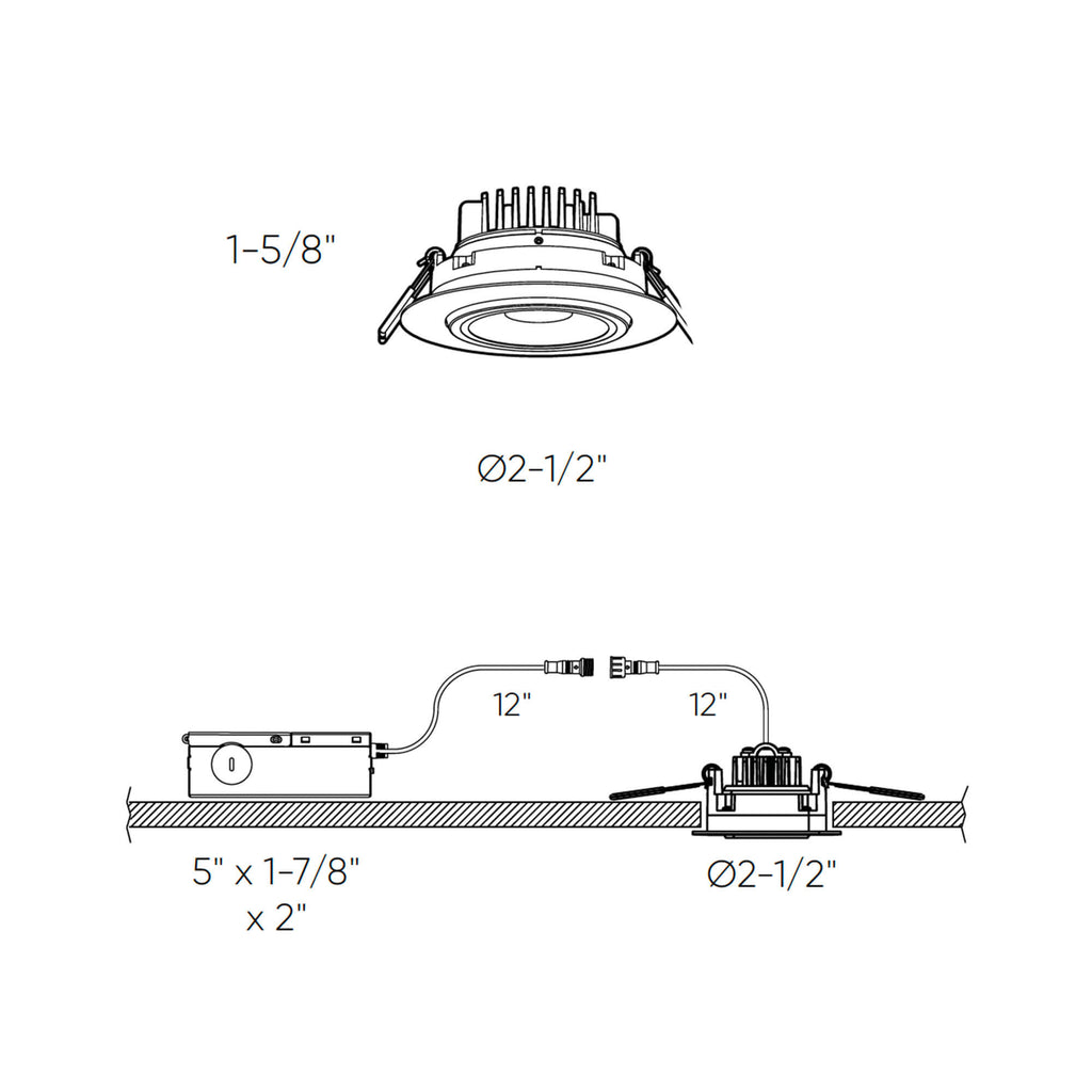 Cardan DEL rond 2 po — 5CCT