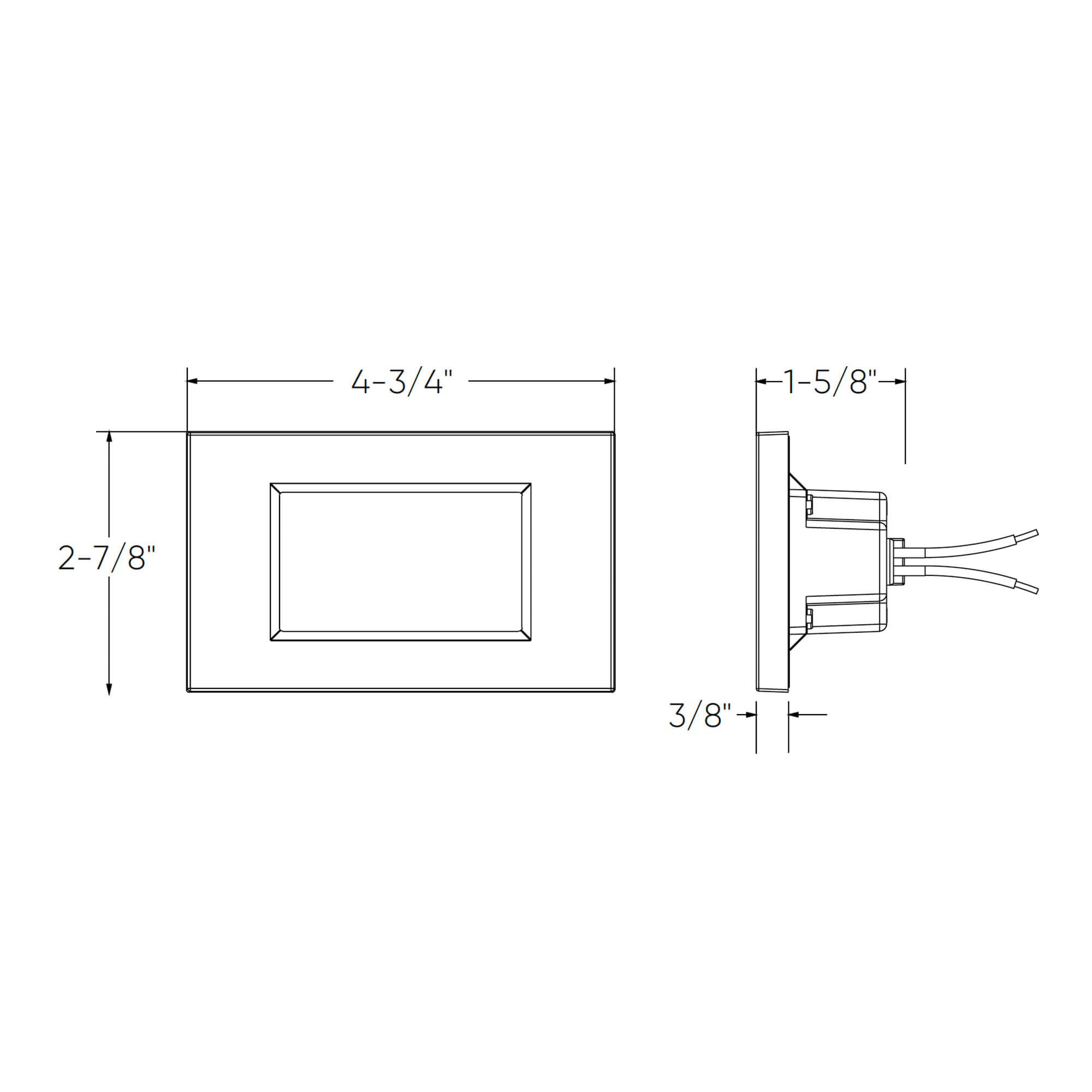 Landscape Flat Step Light 5CCT
