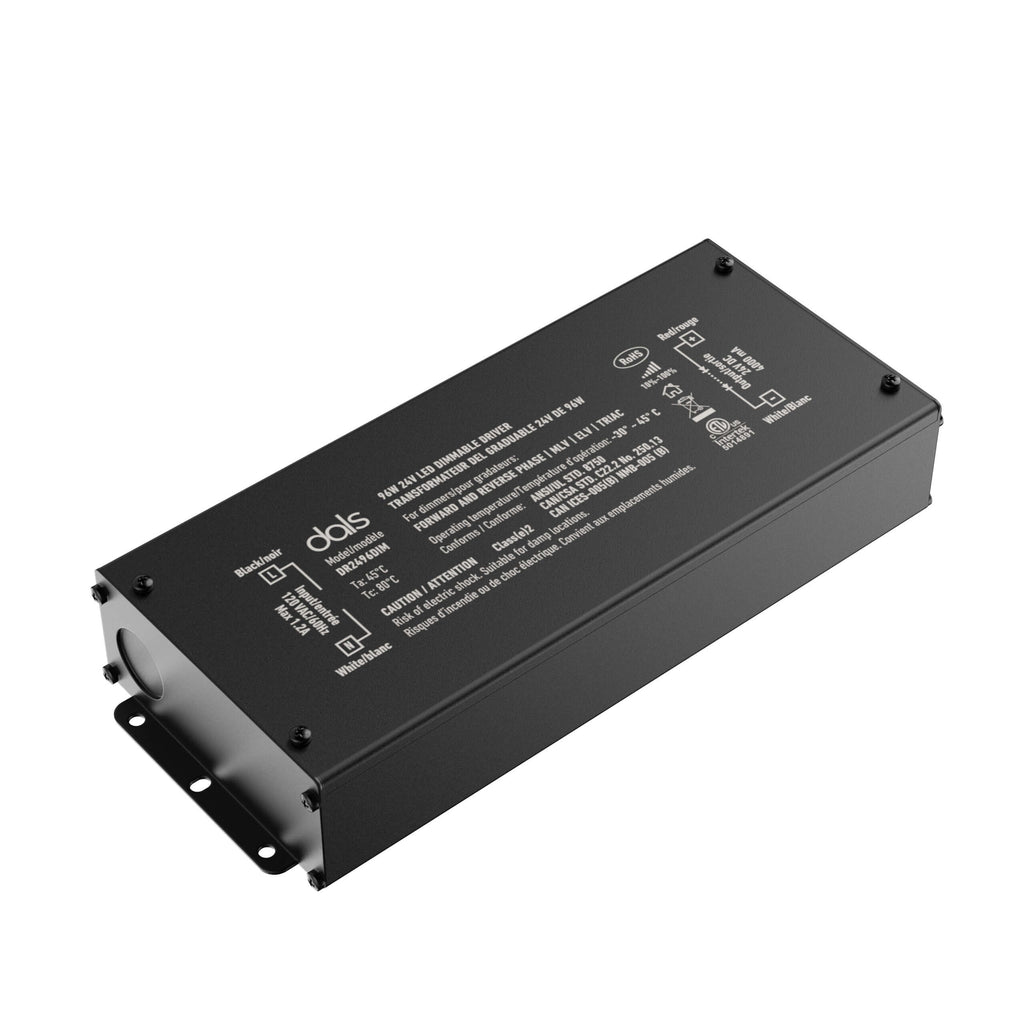 96W 24V Dimmable hardwired driver, two outputs