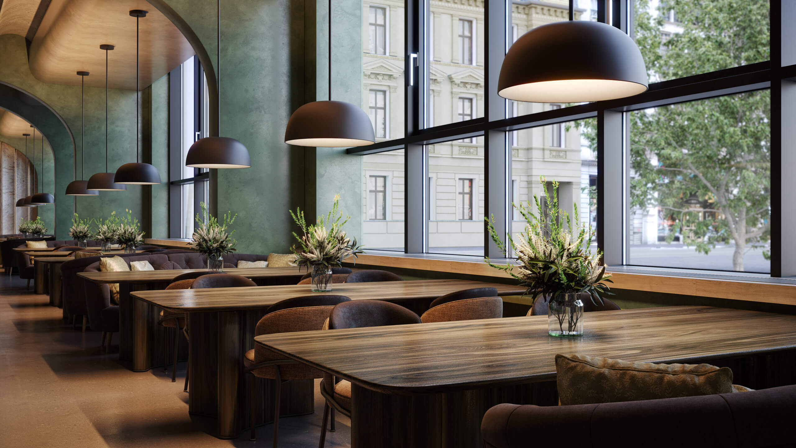 Pendant/Plafonnier 2-en-1 20 po — Noir (universel)
