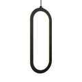Single Vertical Oblong Pendant 16''