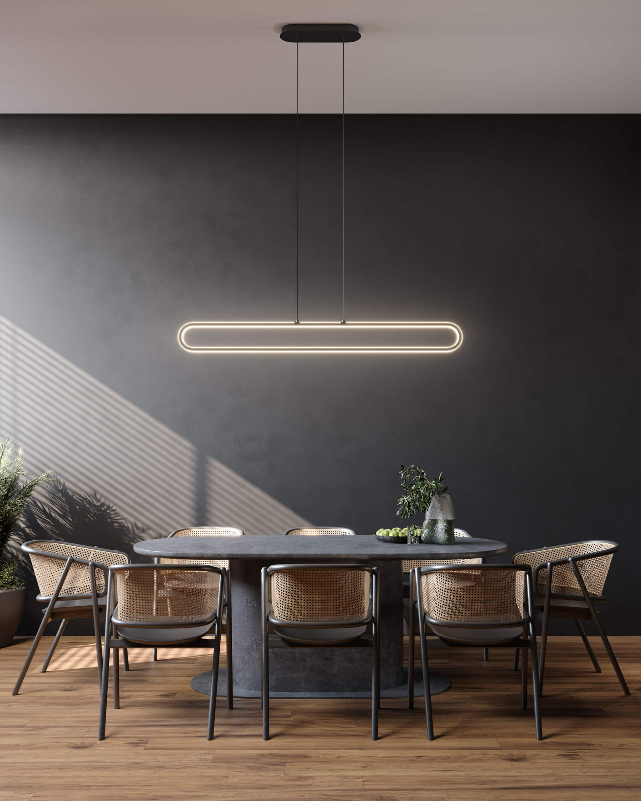 Horizontal oblong pendant 5CCT