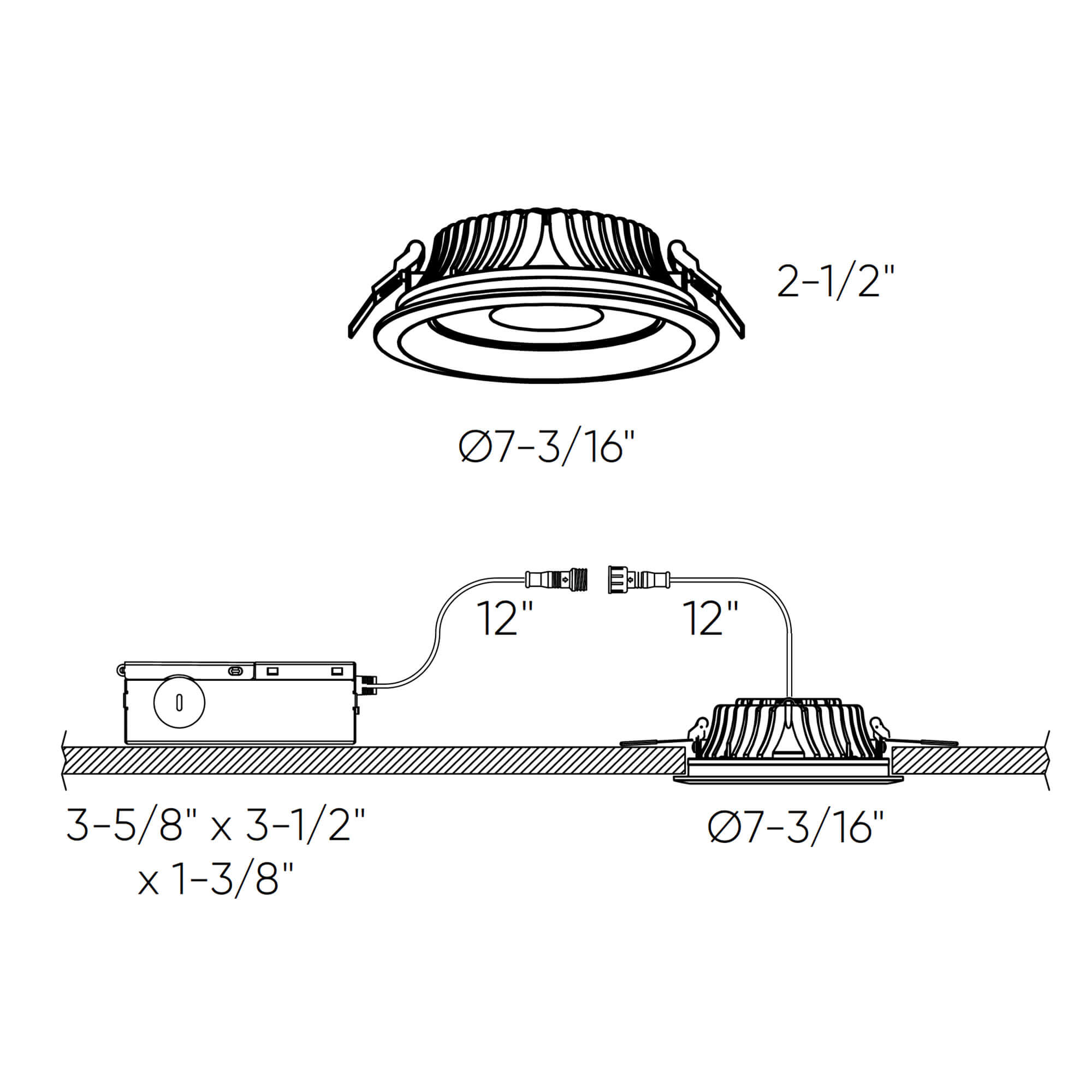 High-Powered Commercial Downlight - 120V/277V/347V 0-10V dimming