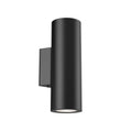 4in Round Wall Sconce, 120-347v, 0-10v dim - Black