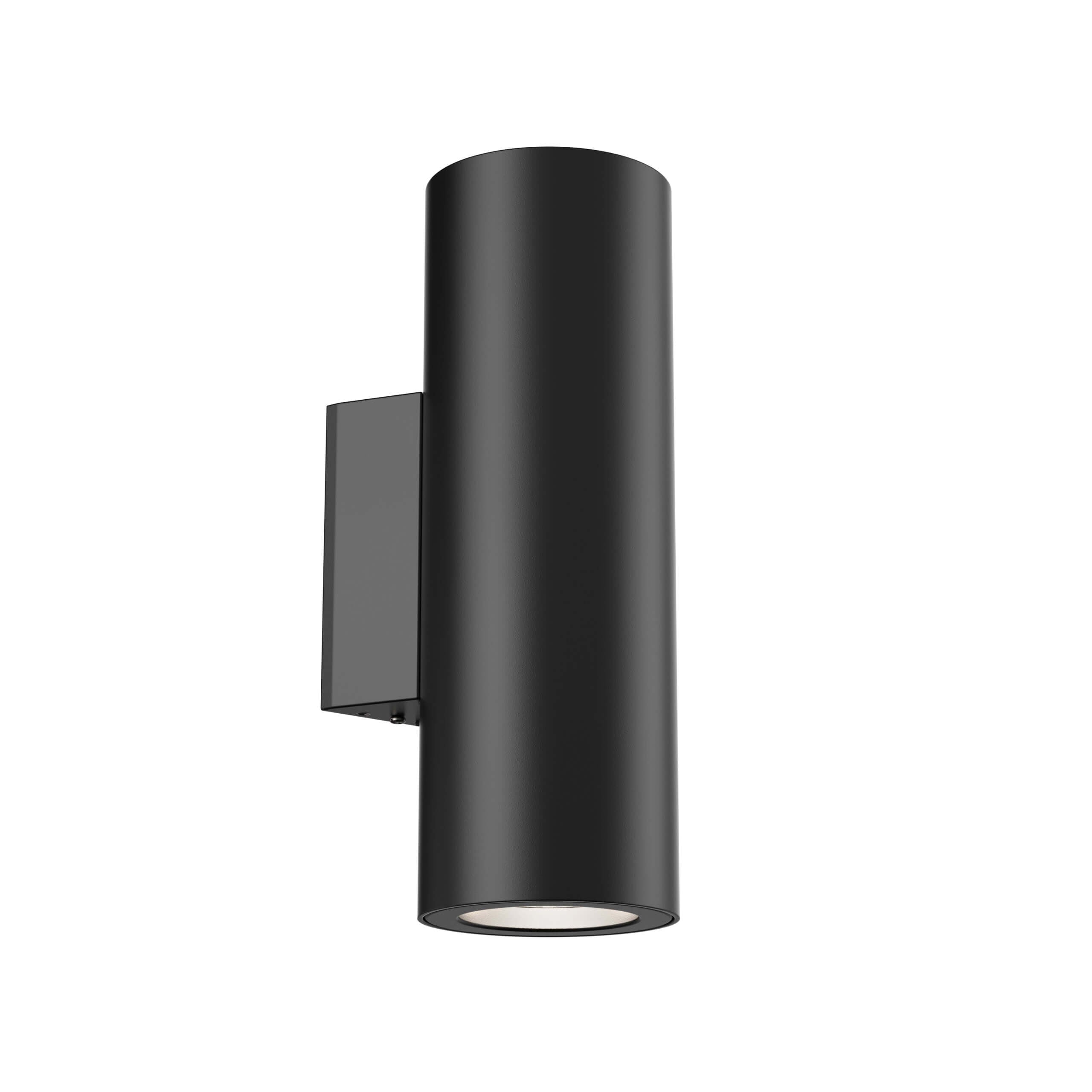 4in Round Wall Sconce, 120-347v, 0-10v dim - Black