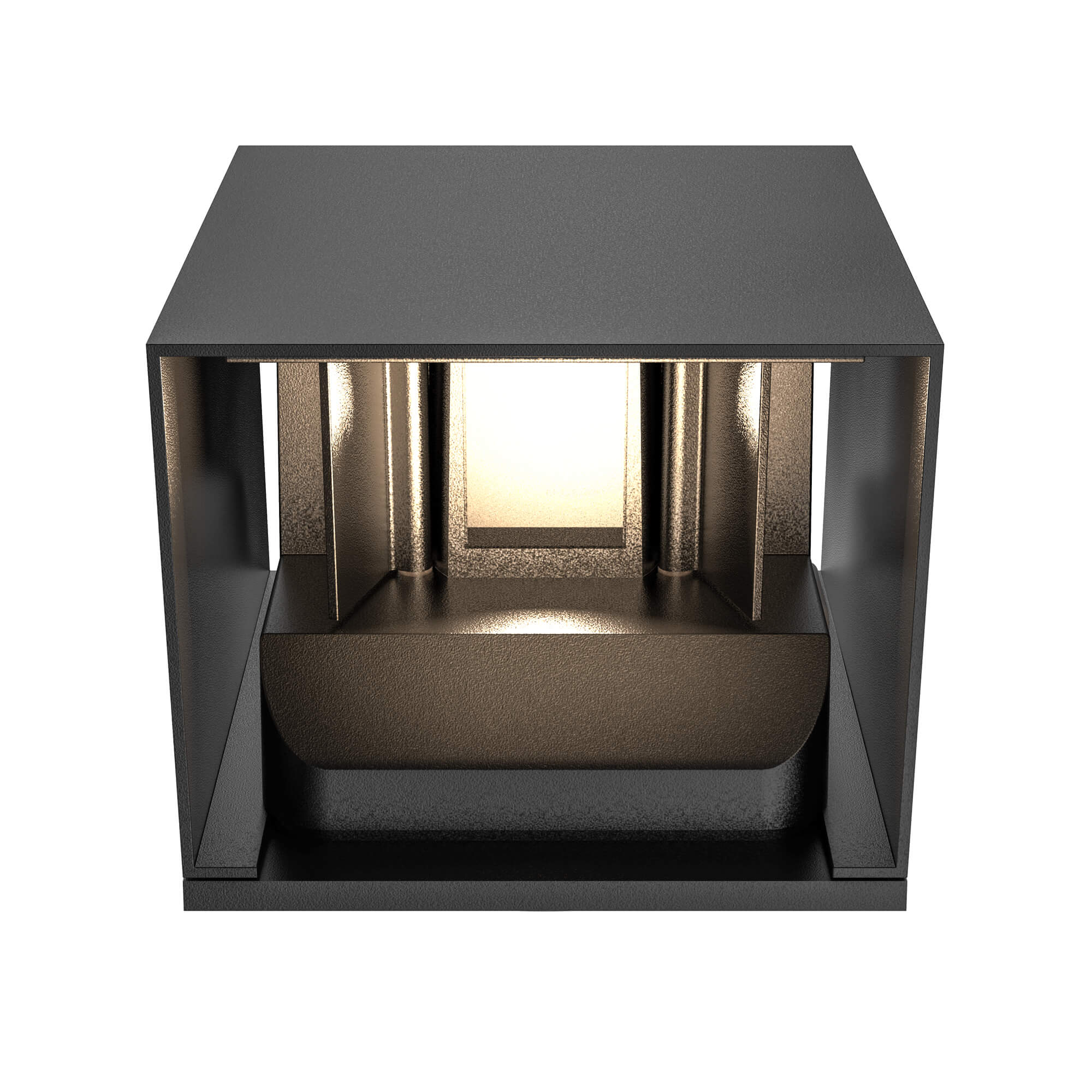 Square adjustable up and down 5CCT LED wall sconce