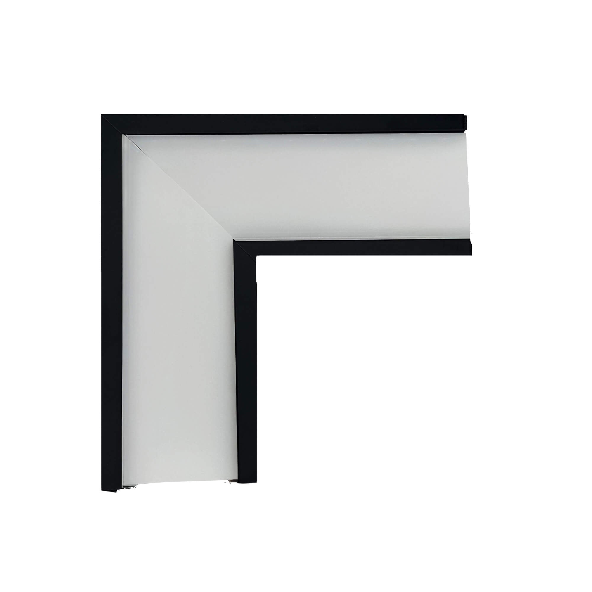 90deg corner for LNRXX-CC-V - Black