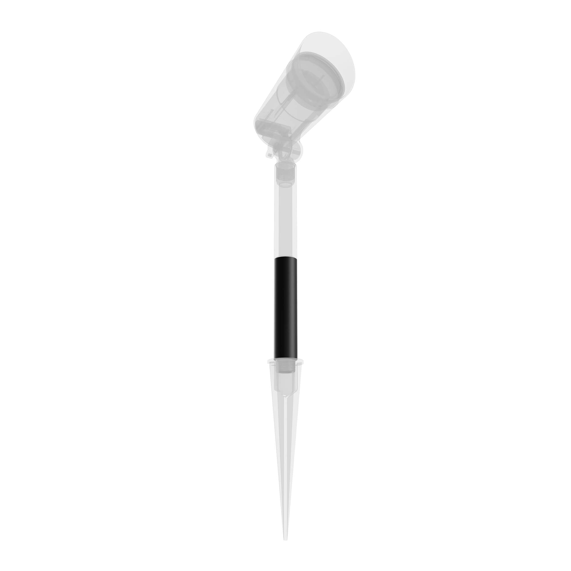 Landscape 4" Black stem extension for spotlights