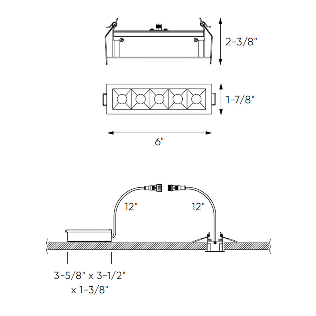 5 Light Microspot LED Recessed downlight CCT