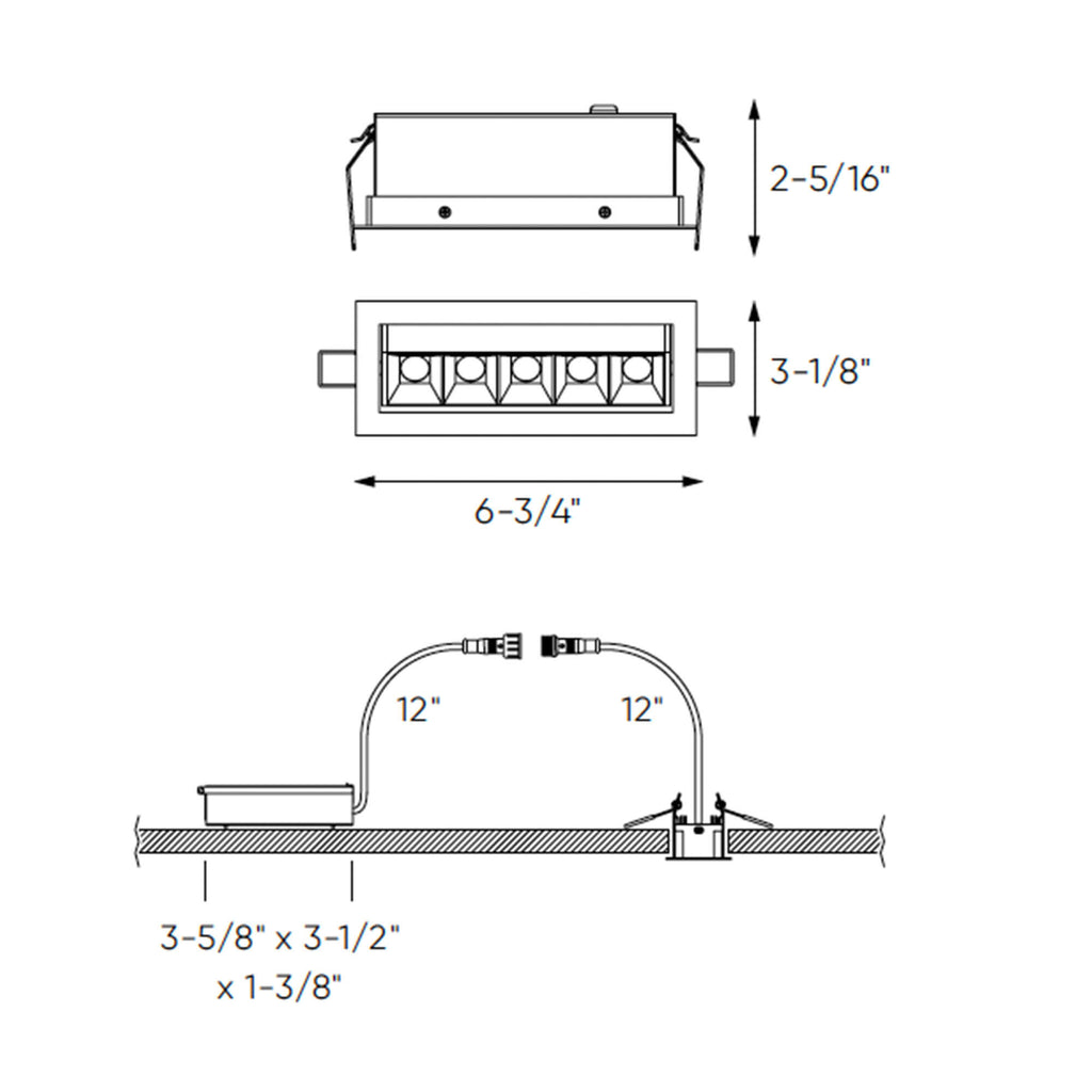 5 Light Microspot LED Recessed Downlight CCT