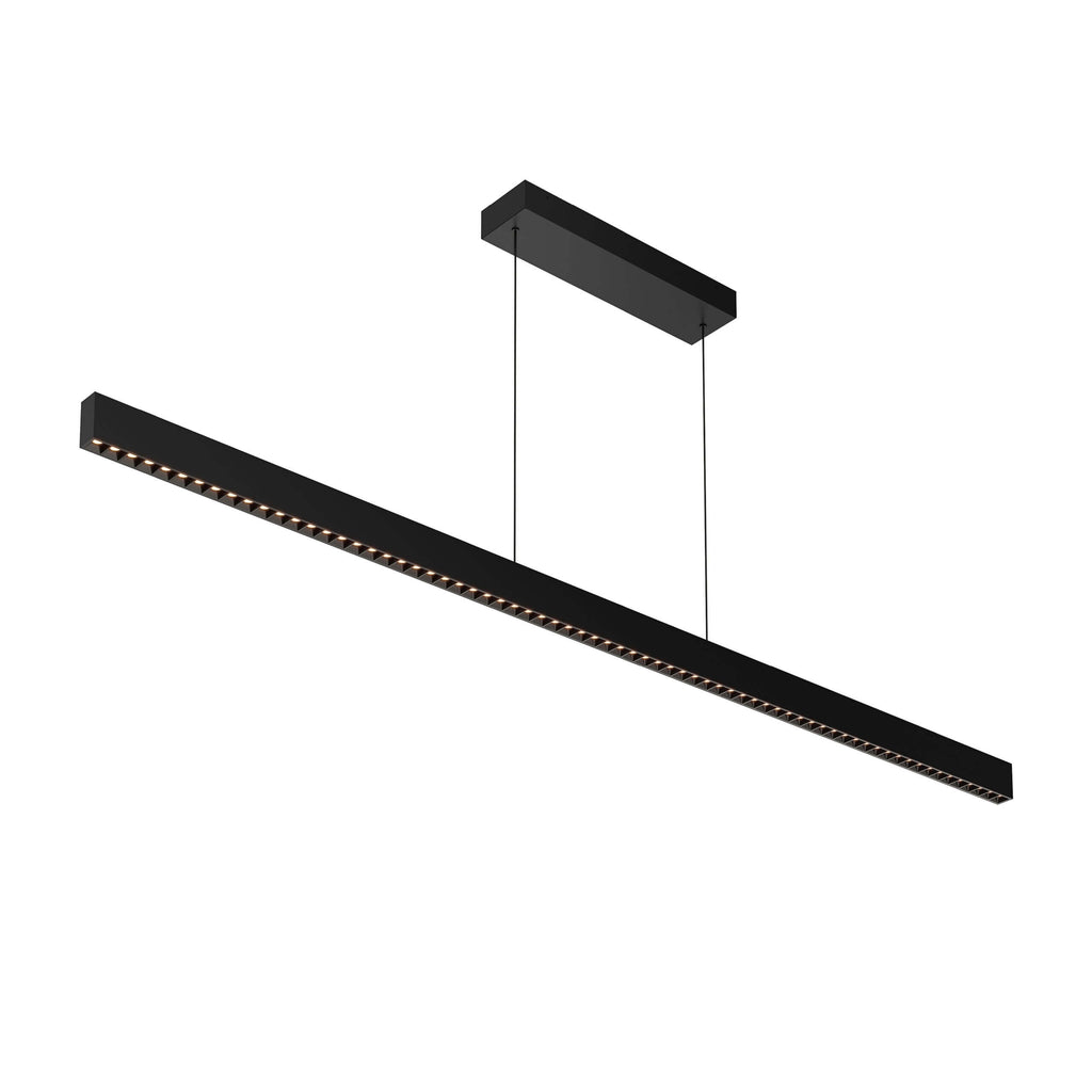 72in Multi-spot Linear Pendant, 10ft wire, Universal driver - Black