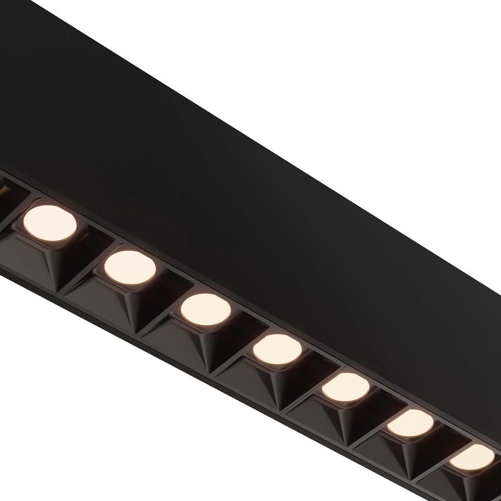 72in Multi-spot Linear Pendant, 10ft wire, Universal driver - Black