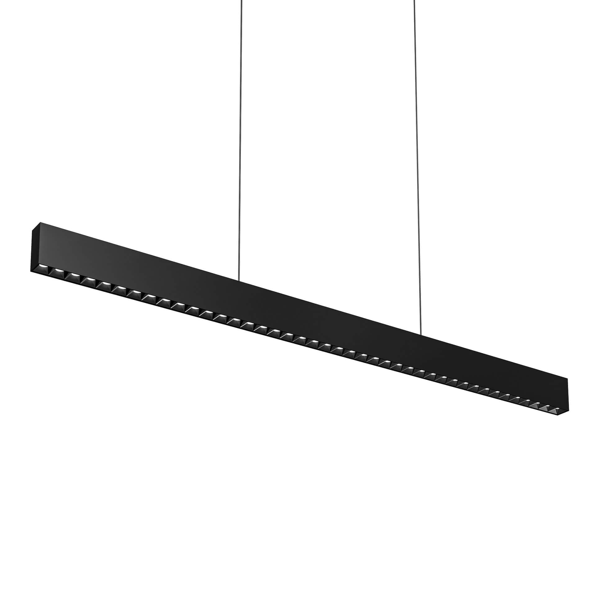 48in Multi-spot Linear Pendant, Zero gravity canopy, Universal driver - White