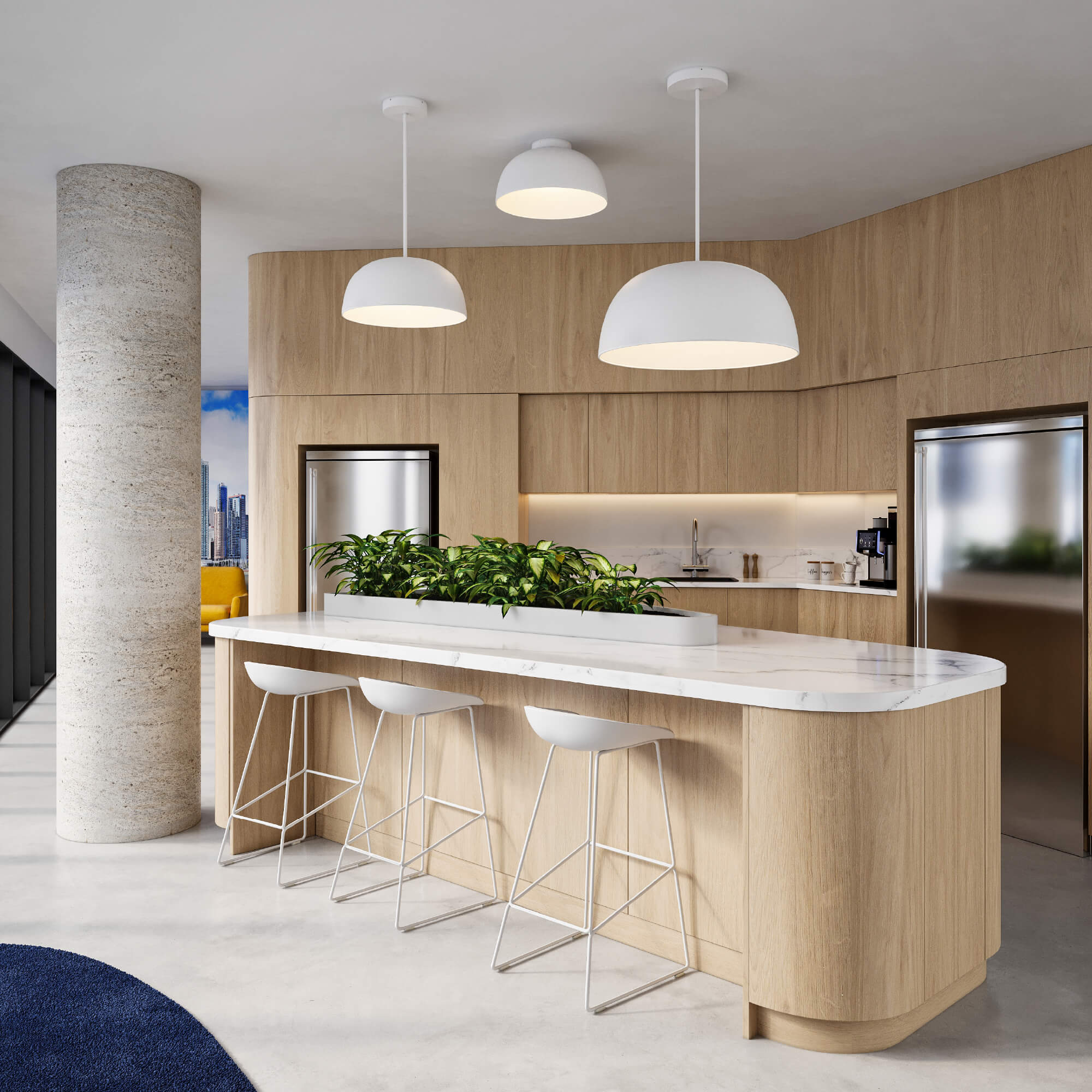 30in fixture - 2in1 Pendant and Flush mount