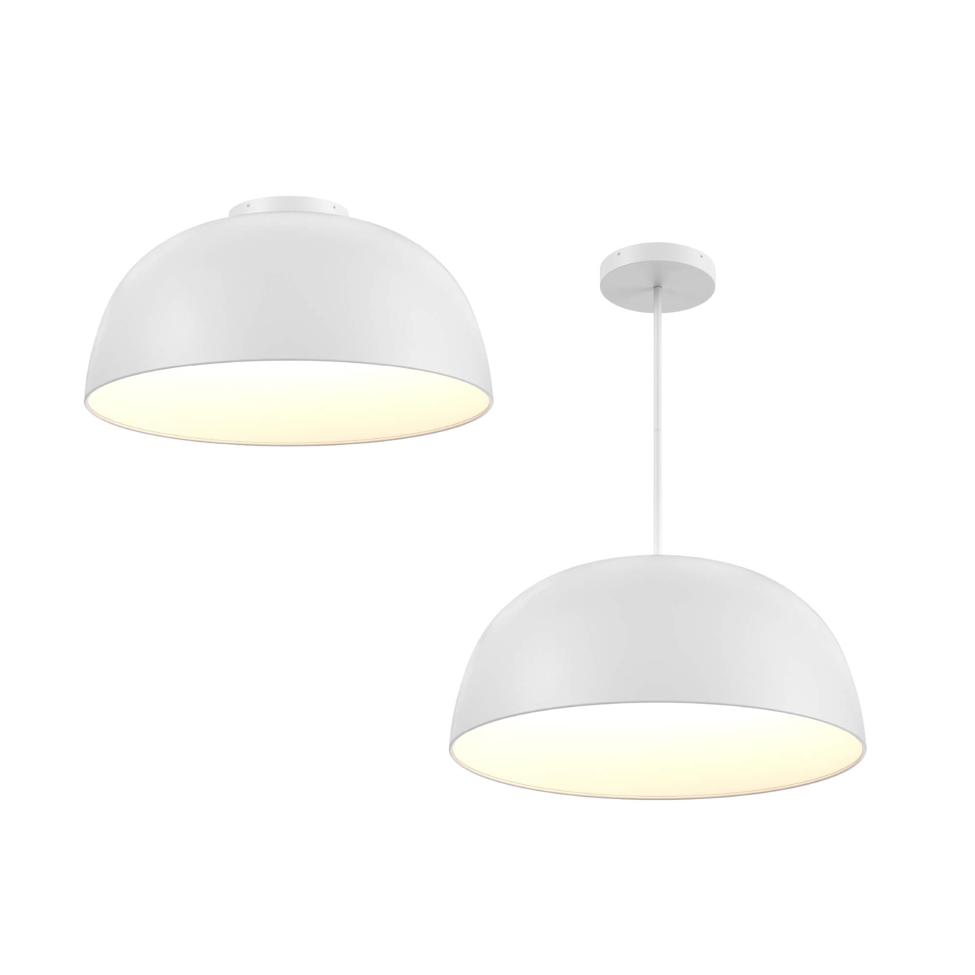 30in fixture - 2in1 Pendant and Flush mount