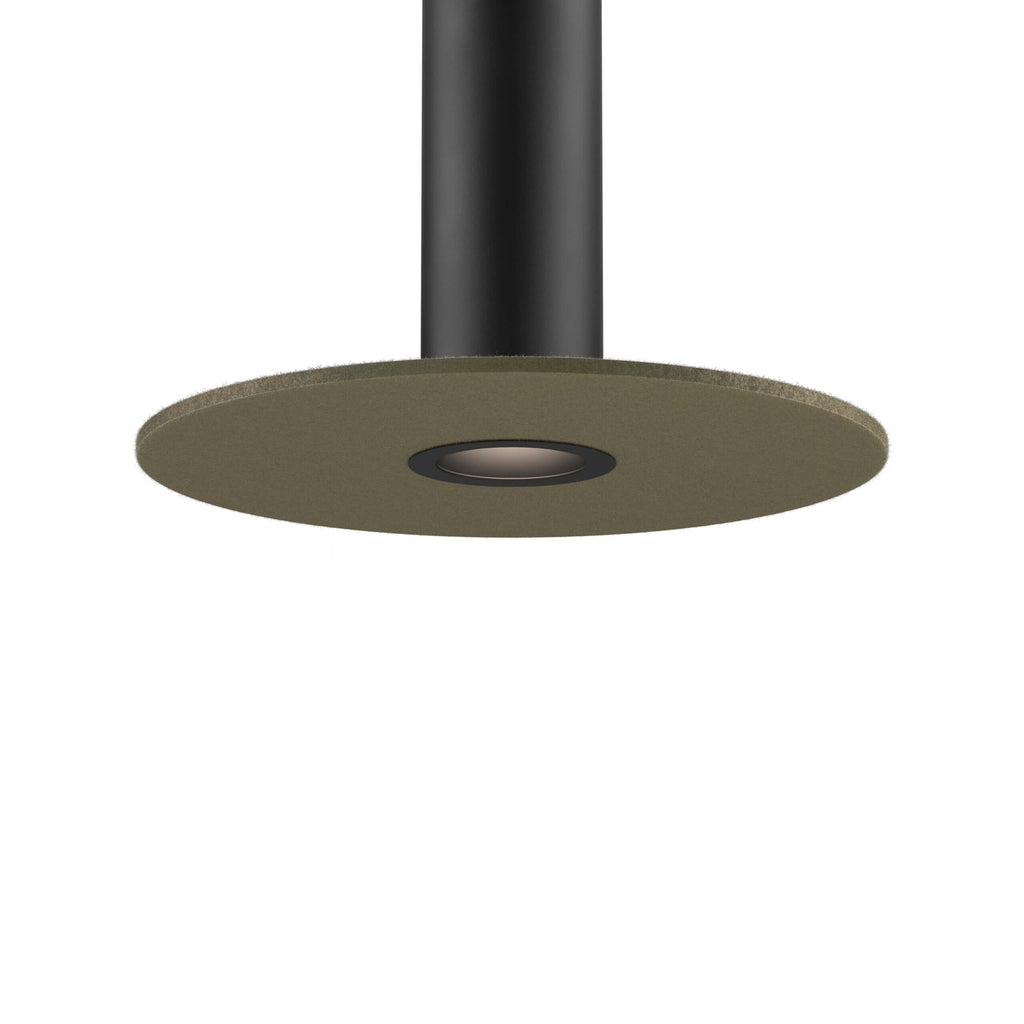 Black mounting reflector and 24in felt disk Green for PILXX