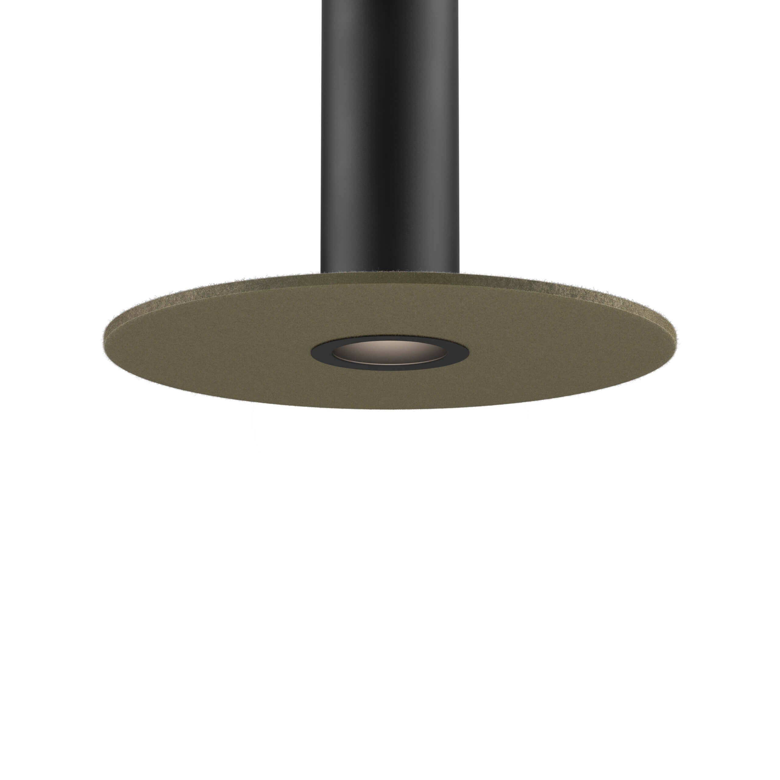 Black mounting reflector and 24in felt disk Green for PILXX