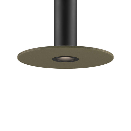 Black mounting reflector and 24in felt disk Green for PILXX