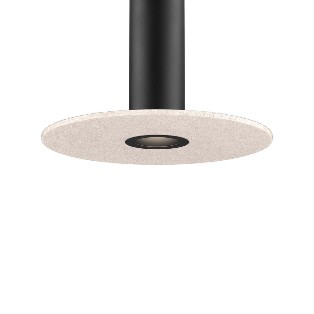 Black mounting reflector and 24in felt disk Light beige for PILXX