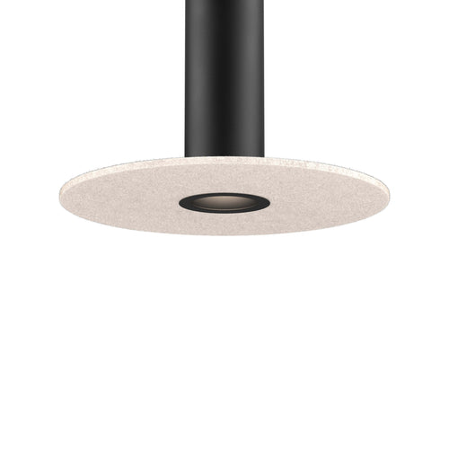 Black mounting reflector and 24in felt disk Light beige for PILXX