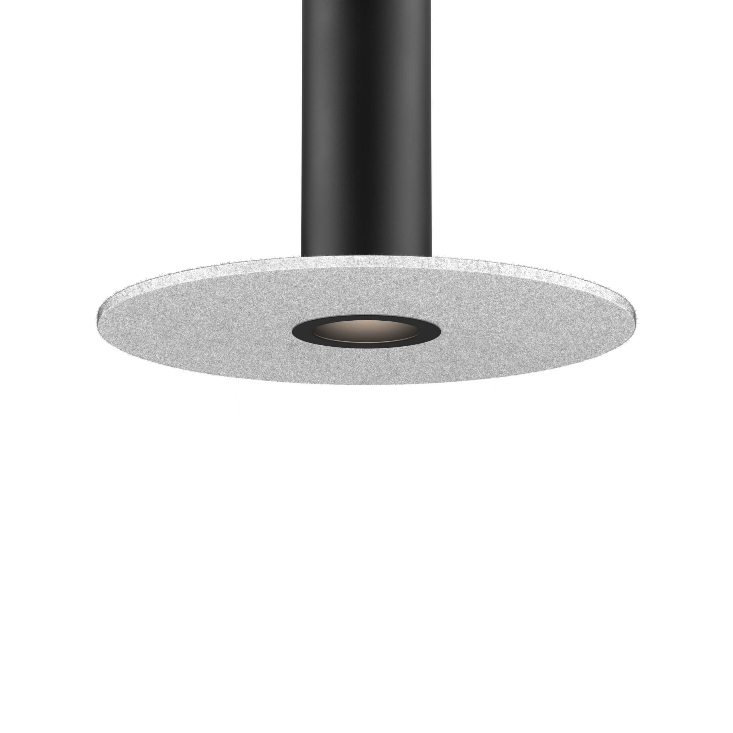 Black mounting reflector and 24in felt disk Light gray for PILXX
