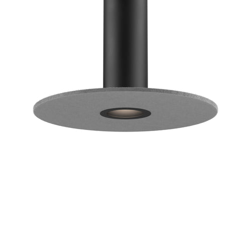 Black mounting reflector and 24in felt disk Medium gray for PILXX