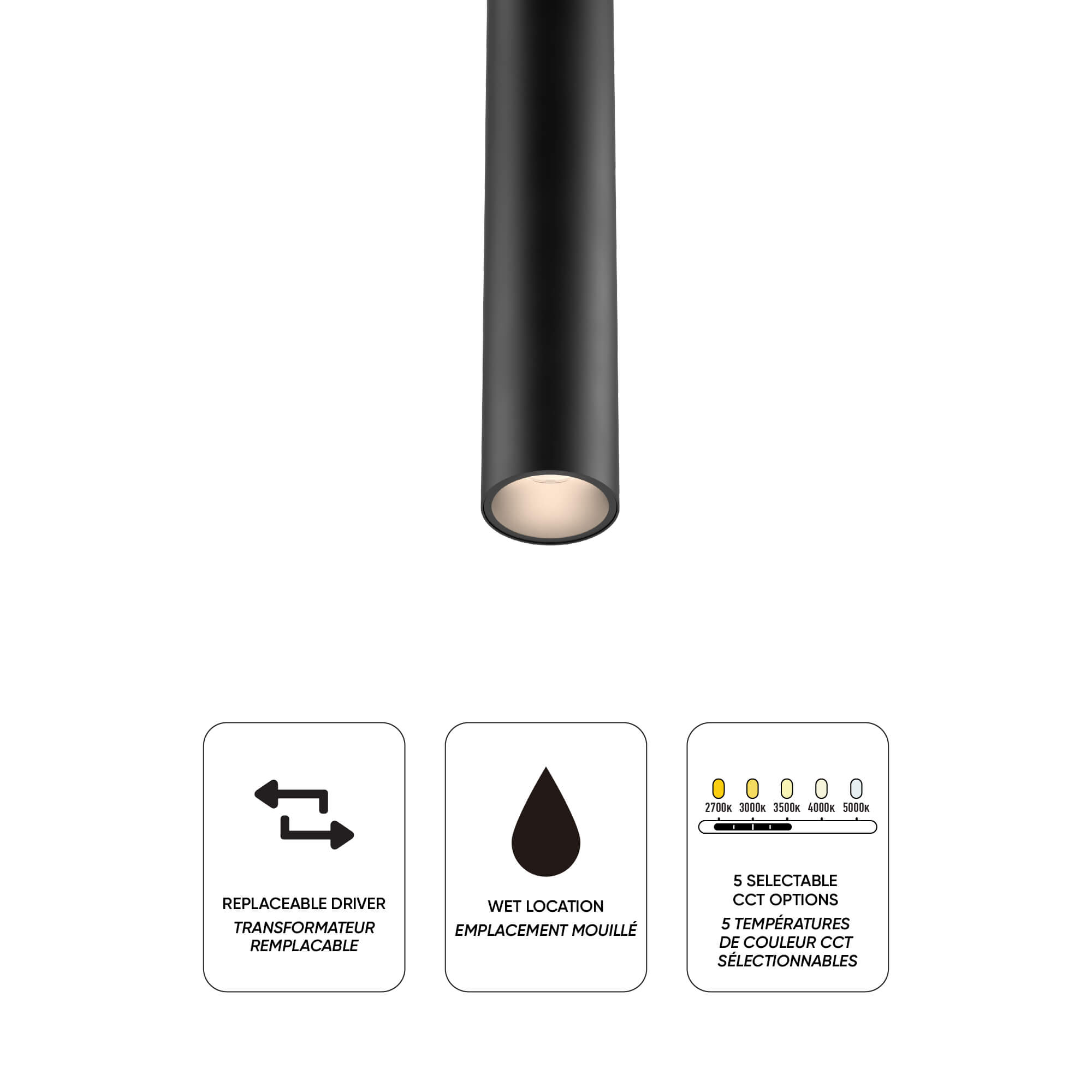 Black mounting reflector and 24in felt disk Dark gray for PILXX