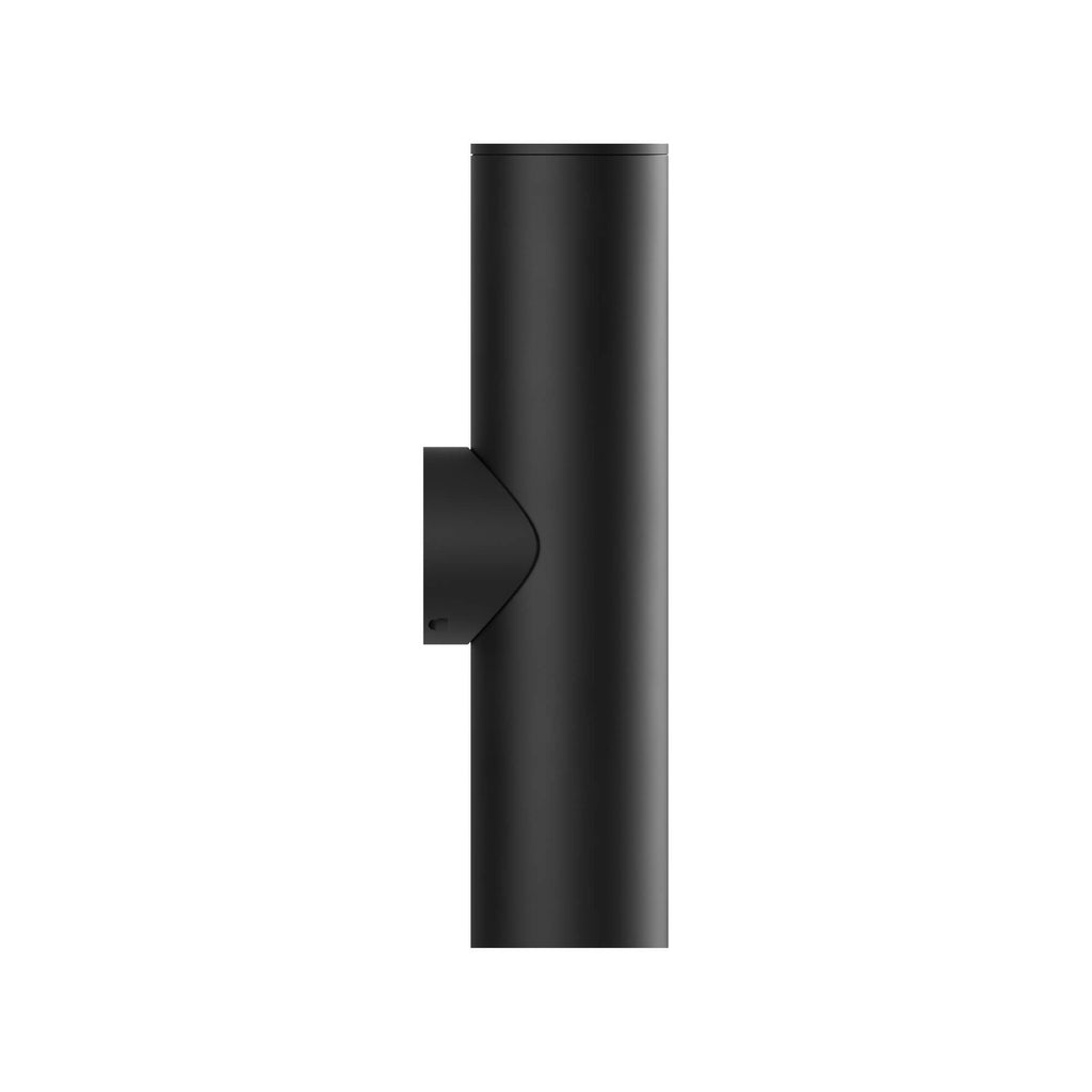 24in round wall sconce, universal driver, 5CCT, 3-Position Switch - Black