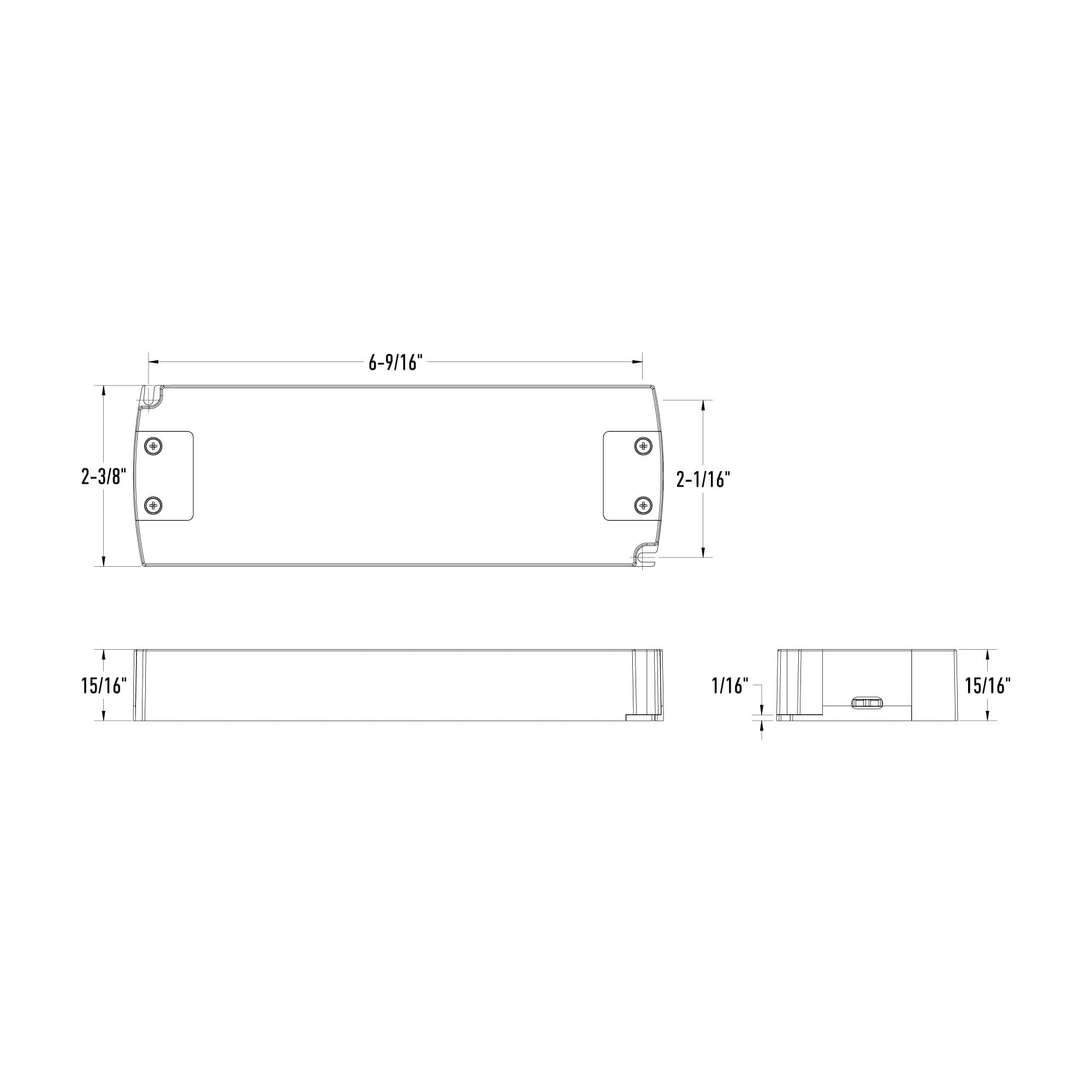 48-watts compact driver for 24V products
