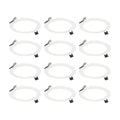 Kit of 12 - 6in Round LED Panel, White