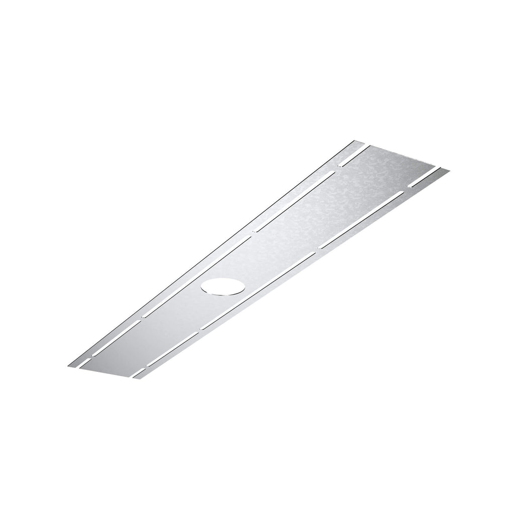 Universal Flat rough-in plate for 1" recessed & regressed line