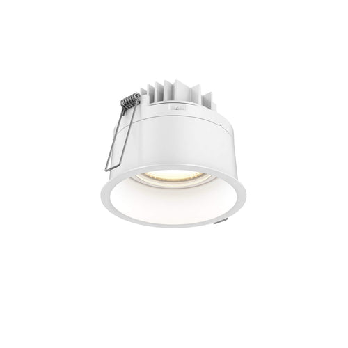 4 Inch Round Indoor/Outdoor Regressed Gimbal Downlight - universal 120V-347V, 0-10V dimming