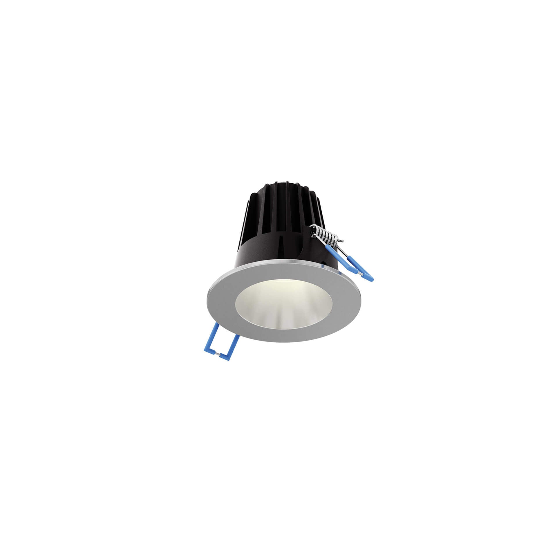 Round regressed recessed light